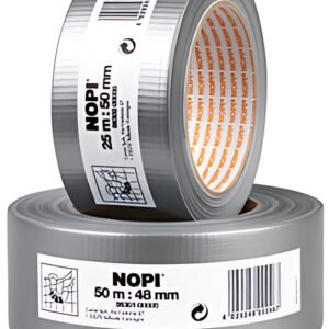 NOPI ruban de réparation , 50 mm x 25 m, argent