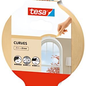 tesa Ruban de masquage crêpé pour peintre, beige
