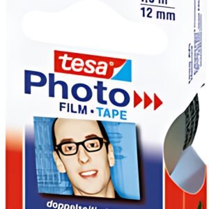 tesa Photo Film, 12 mm x 7,5 m, transparent, paquet recharge