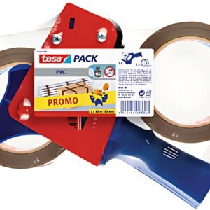 tesapack Kit économique dévidoir & ruban adhésif d'emballage