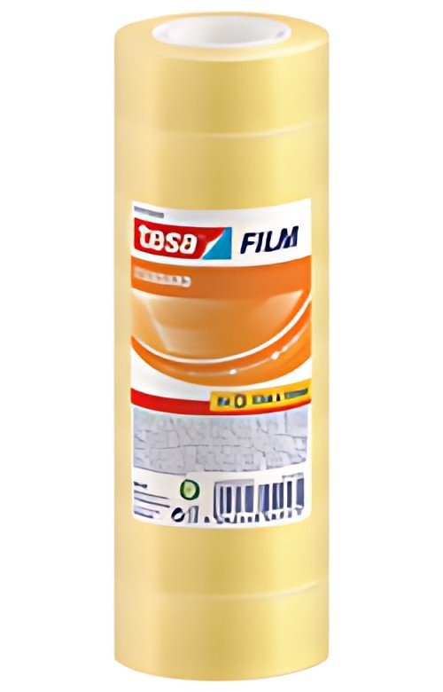 tesa Film Ruban adhésif standard, 19 mm x 66 m, transparent