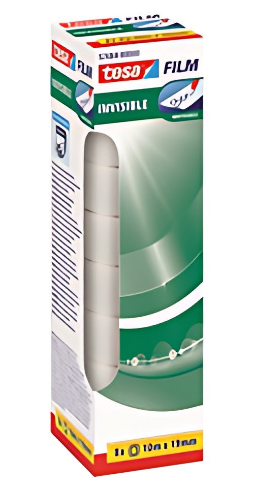 tesa Film Ruban adhésif, mat invisible, 19 mm x 10 m