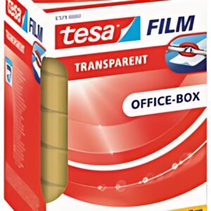 tesa Film Ruban adhésif, 19 mm x 10 m, transparent