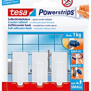 tesa Powerstrips Crochet adhésif SMALL classic, blanc