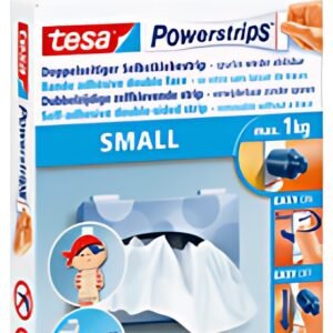 tesa Powerstrips SMALL, fixe des objets jusqu'à 1,0 kg