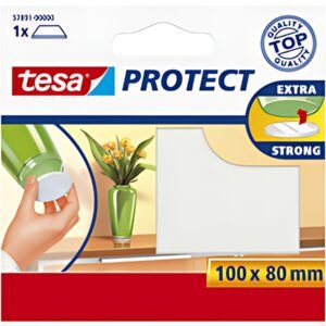 tesa Protect Patin en feutrine, diamètre: 22 mm, blanc
