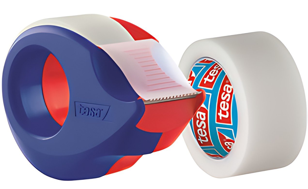 tesa Mini dévidoir + 2xruban adhésif tesa Film mat invisible