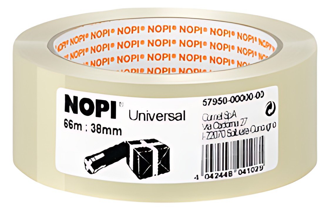 NOPI Ruban adhésif universel pour emballage, 50 mm x 66 m