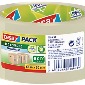tesa tesapack Ruban adhésif Eco & Strong, 50 mm x 66m
