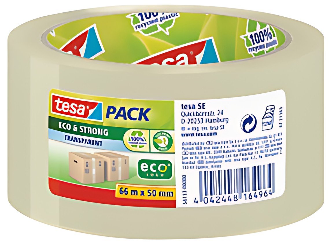 tesa tesapack Ruban adhésif Eco & Strong, 50 mm x 66m