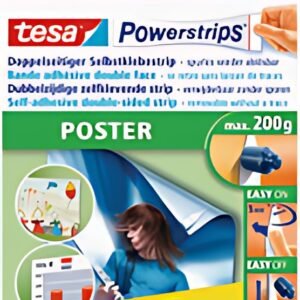 tesa Powerstrips POSTER, maintien maximal 0,2 kg