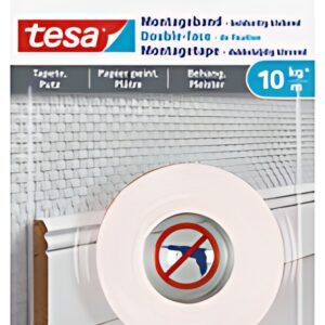 tesa Adhésif double face de montage Powerbond, papier peint
