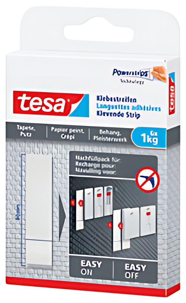tesa Powerstrips Languettes adhésives pour papier peint/