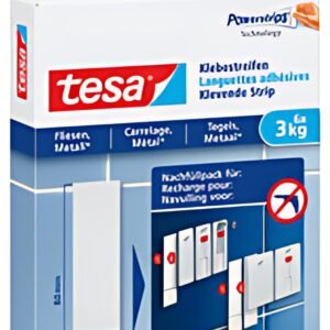 tesa Powerstrips Languettes adhésives pr carrelage et métal