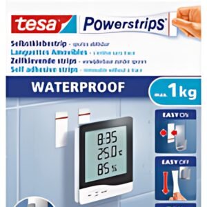 tesa Powerstrips Pastille adhésive SMALL WATERPROOF, blanc