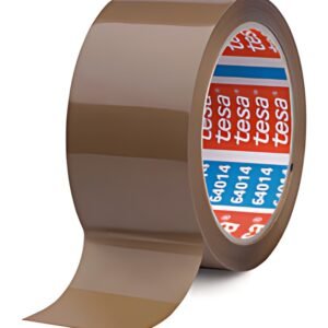 tesa Ruban adhésif d'emballage 64014, 50 mm x 66 m, marron