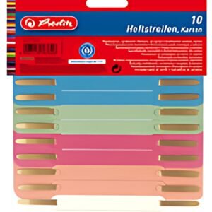 herlitz Relieur à lamelle, carton recyclé, assorti