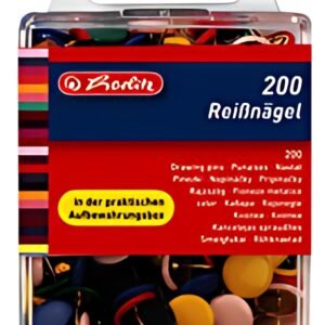 herlitz Punaises, diamètre: 9,5 mm, assorti