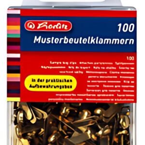 herlitz Attaches parisiennes, contenu: 100 pièces, métal