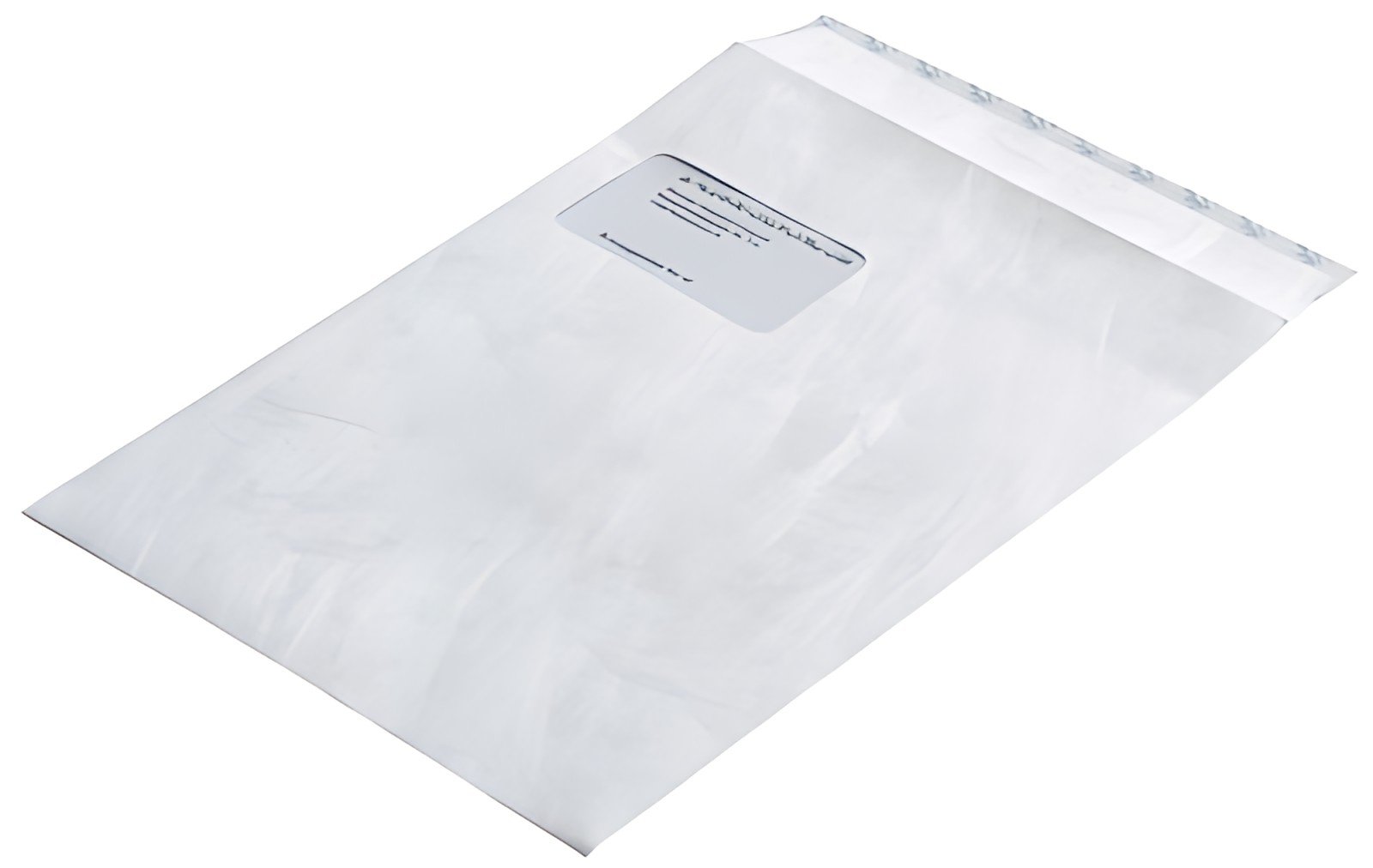 Tyvek Pochettes d'expédition C4, avec fenêtre, 55 g/m2,blanc