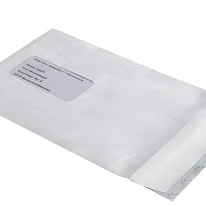 Tyvek Pochettes d'expédition C5, avec fenêtre, 55 g/m2,blanc