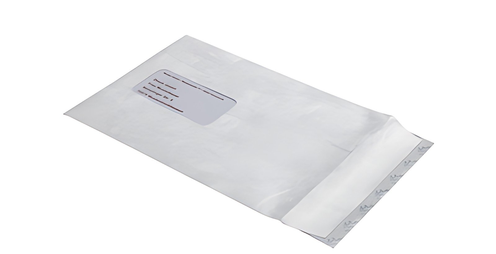 Tyvek Pochettes d'expédition C5, avec fenêtre, 55 g/m2,blanc