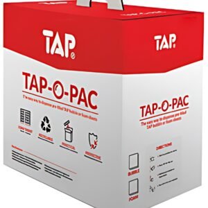 TAP Film à bulles d'air TAP-0-PAC, en carton distributeur