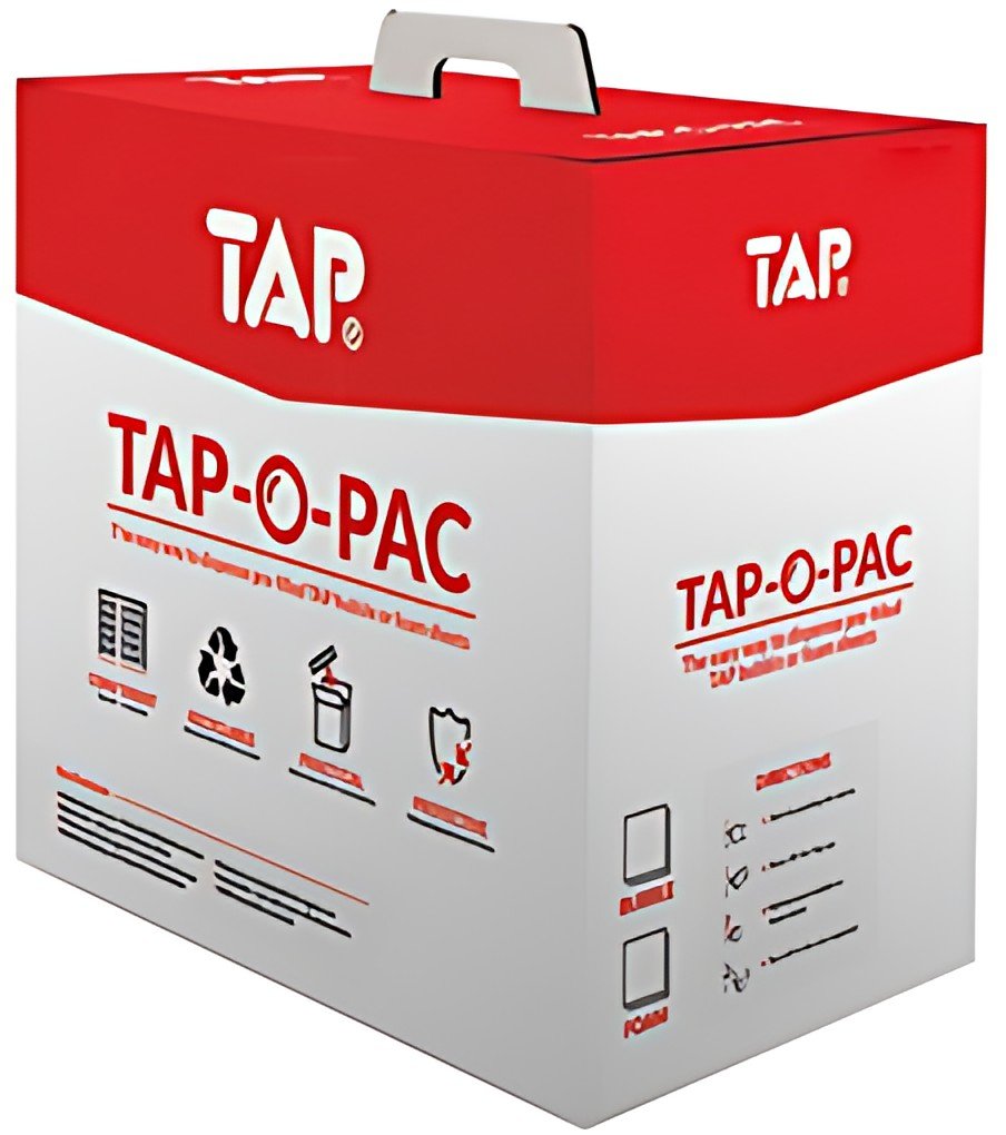 TAP Film à bulles d'air TAP-0-PAC, en carton distributeur