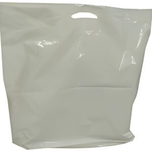 HAPPEL Sac cabas en LDPE, (L)550 x (P)50 x (H)600 mm, blanc
