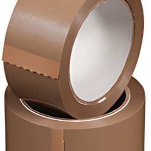 HAPPEL Ruban adhésif d'emballage, PVC, 50 mm x 66 m, marron