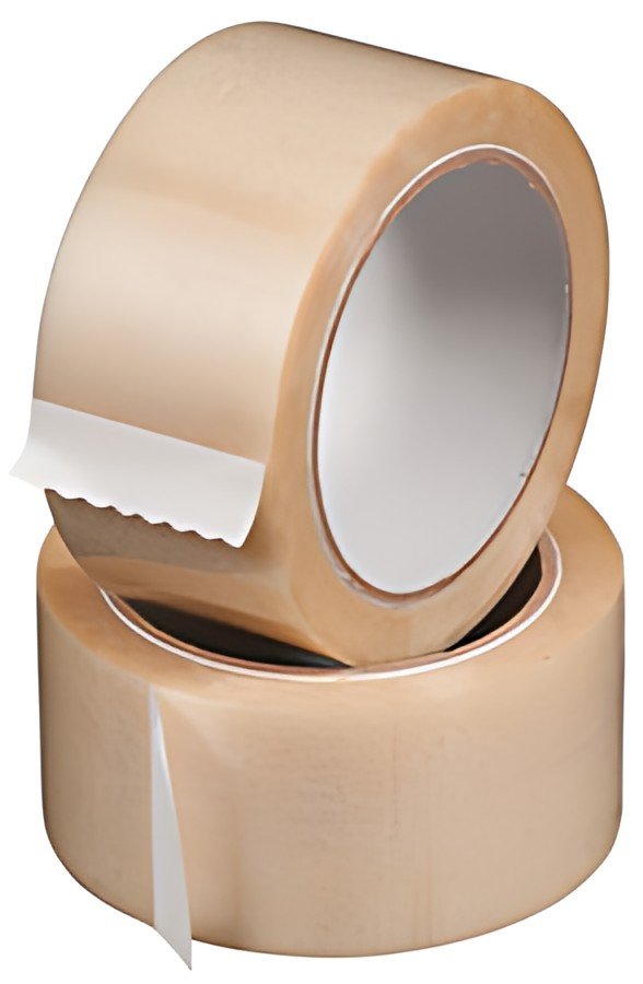 HAPPEL Ruban adhésif d'emballage, PVC, 50mmx66m, transparent
