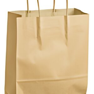 MAILmedia Sac en papier avec cordelette, 28,8 litres, marron