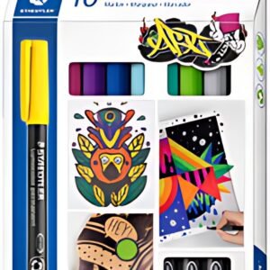 STAEDTLER Marqueur permanent 317M Lumocolor, étui de 10