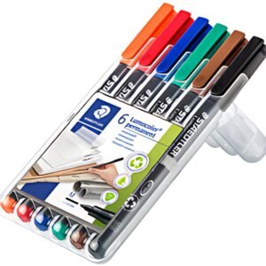 STAEDTLER Marqueur permanent 317M Lumocolor, étui de 8