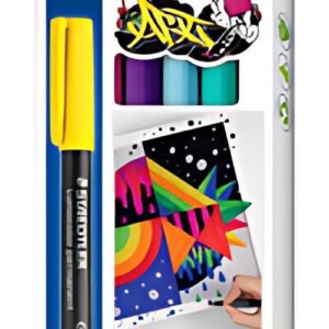 STAEDTLER Marqueur permanent 318F Lumocolor, étui de 6