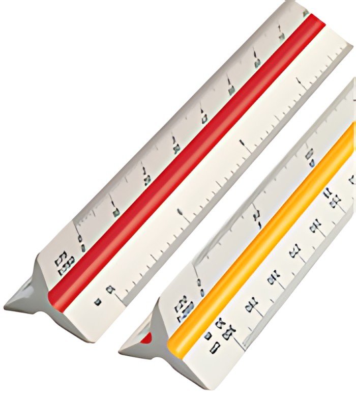 rotring Echelle de réduction pour architecte (A), blanc