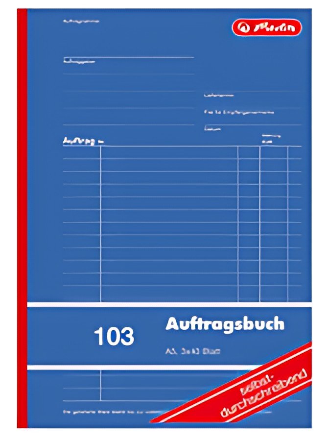 Carnet de formulaires Herlitz "Ordre 103", DIN A5, 3 x 40 feuilles