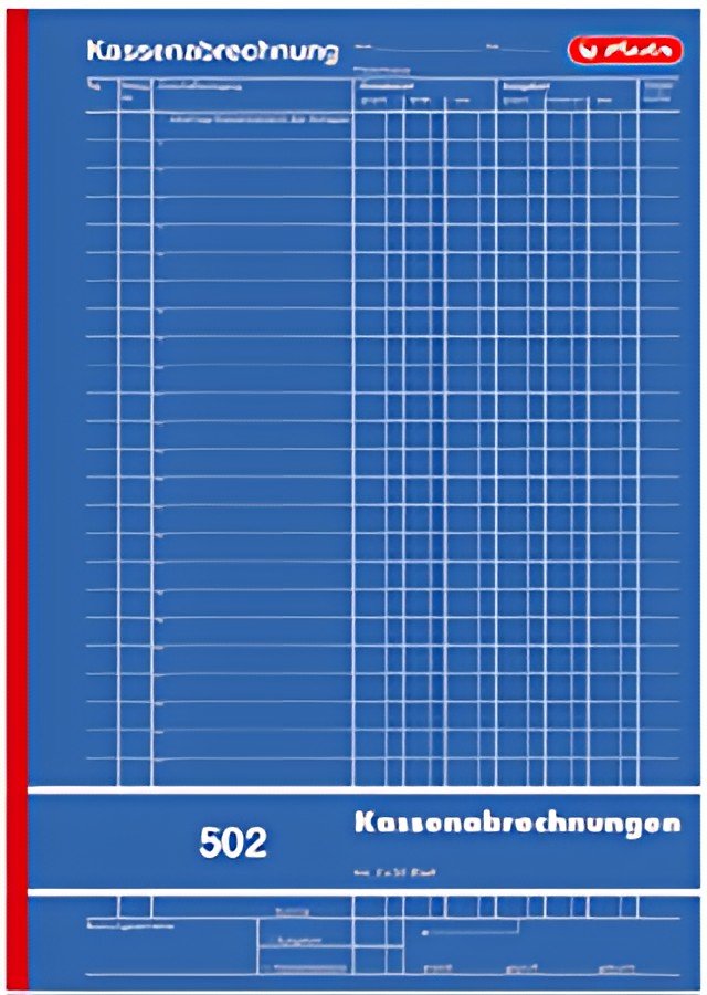 Carnet de formulaires Herlitz "Comptabilité de trésorerie 502", DIN A4