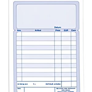 herlitz Bloc de formulaires "bloc de facture", A6, 2 x 50