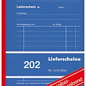 Carnet de formulaires Herlitz "Bon de livraison/réception 201", DIN A5