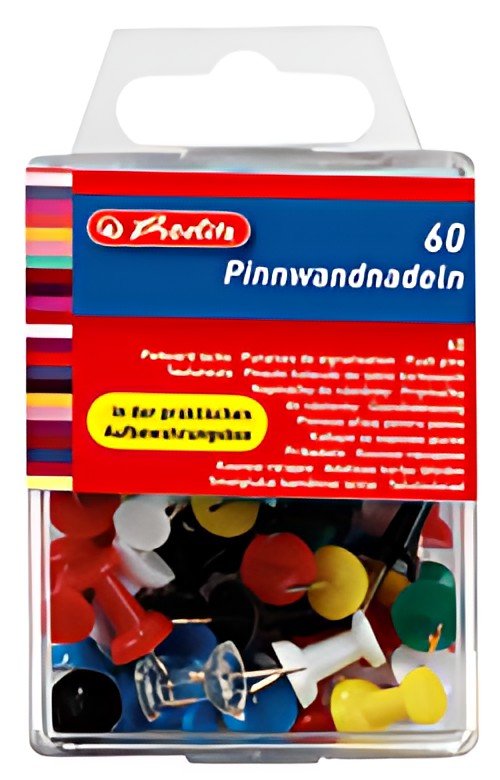 herlitz Epingles de signalisation, assorti, contenu: 400 pcs