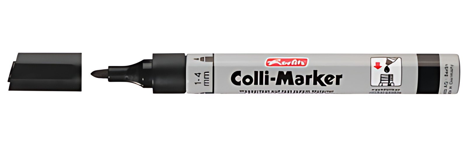 herlitz Marqueur permanent "Collimarker", pointe ogive, noir