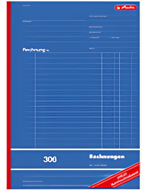 Carnet de formulaires Herlitz "Facture 303", DIN A6, 2 x 40 feuilles