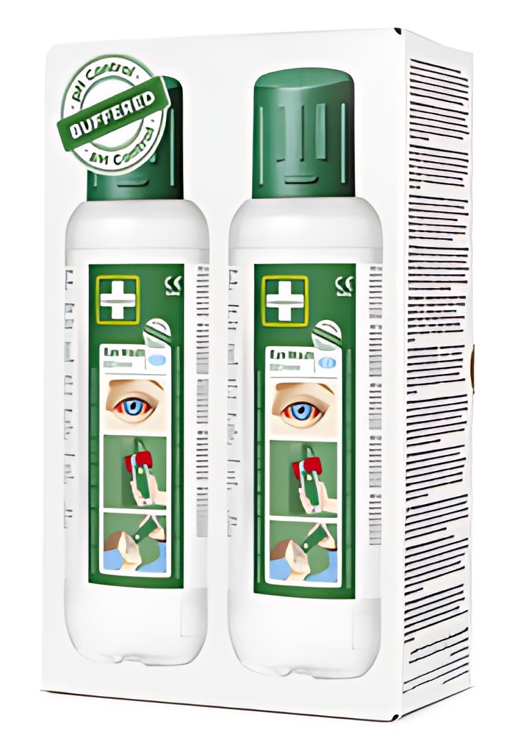 CEDERROTH Solution de rinçage oculaire, lot de 2 x 500 ml