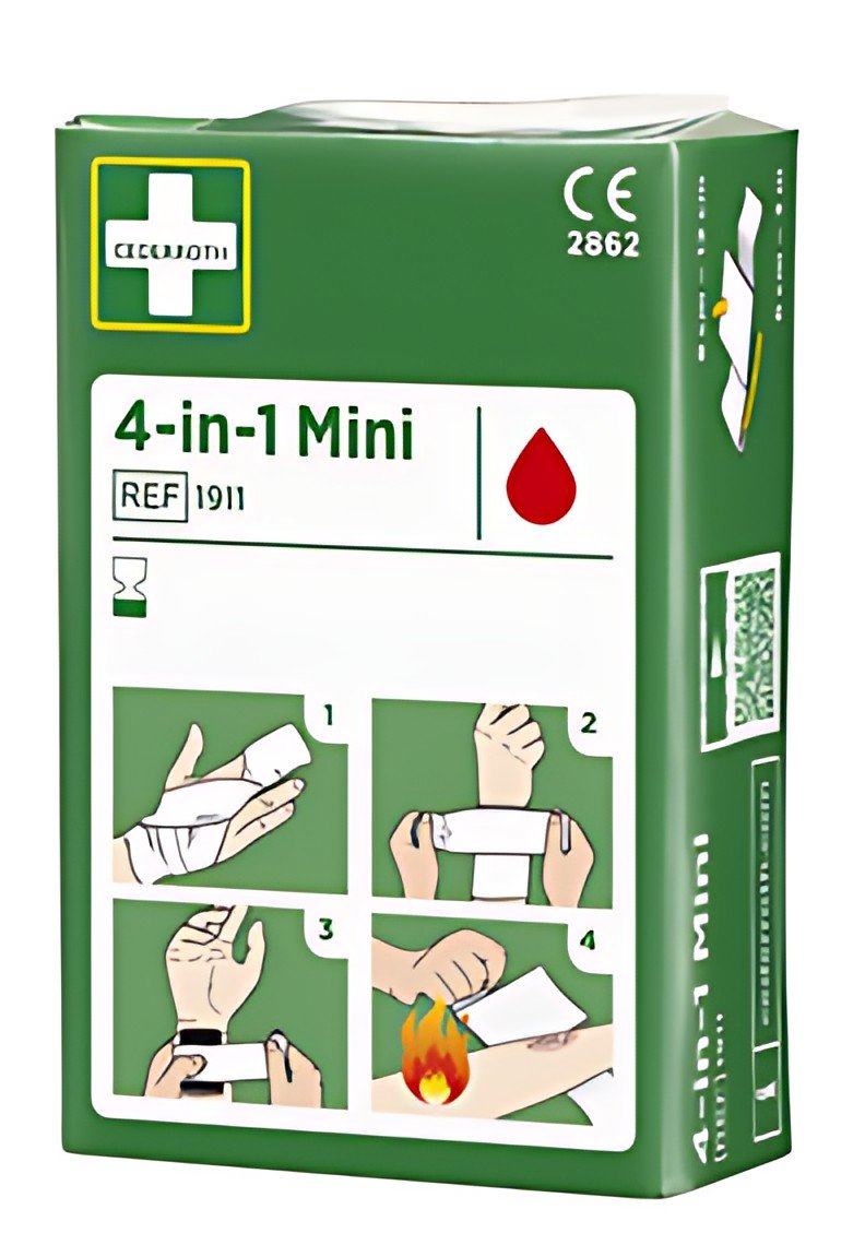 CEDERROTH Bandage hémostatique 4-en-1, mini