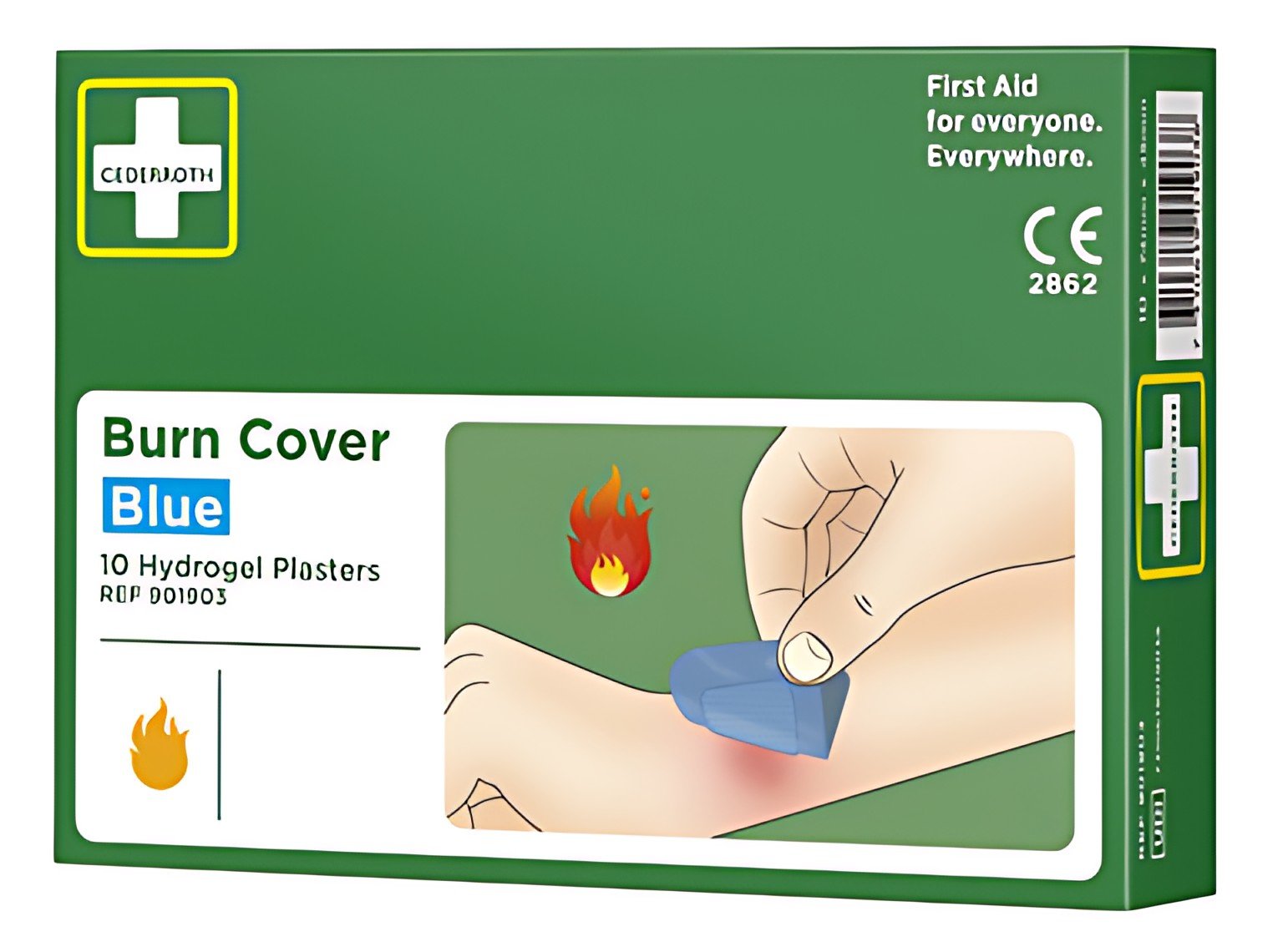 CEDERROTH Compresse pour brulures "Burn Cover", 74 x 45 mm