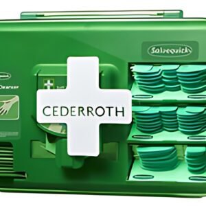 CEDERROTH Kit de premiers secours Wound Care Dispenser Blue