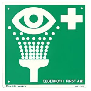 CEDERROTH Panneau de signalisation "Douche oculaire"
