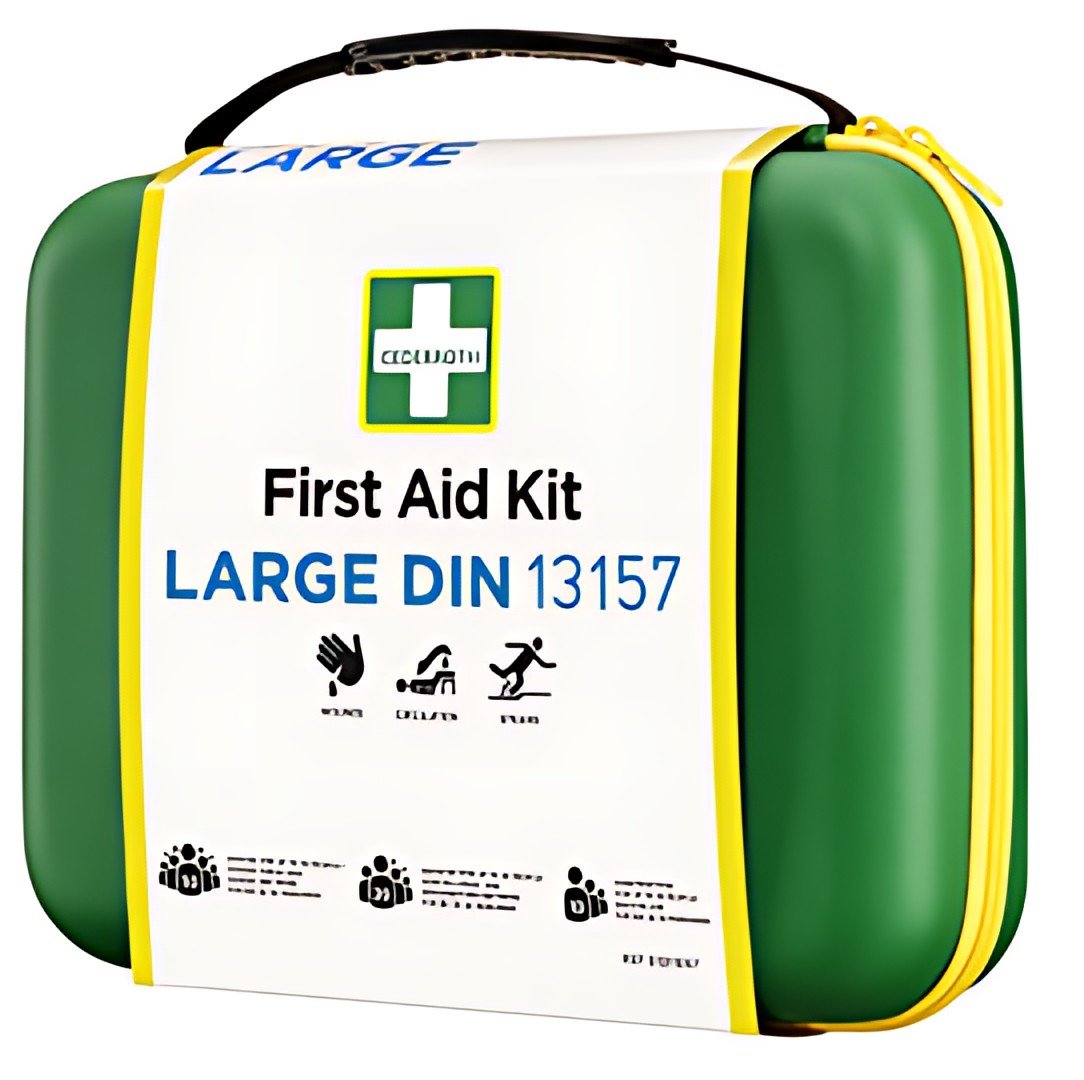 CEDERROTH Kit de premiers secours DIN 13157, mallette