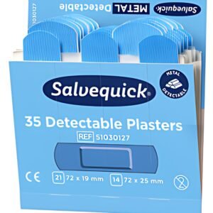 CEDERROTH Recharge Salvequick, pansement détectable bleu